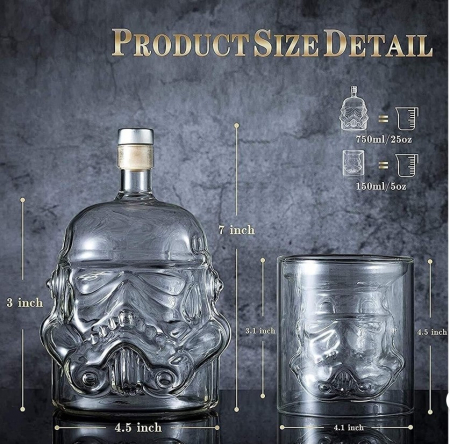 Decantor STAR WARS cu Doua Pahare [5]