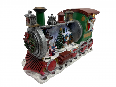 Decoratiune Cadou Craciun - Trenul lui Mos Craciun [1]