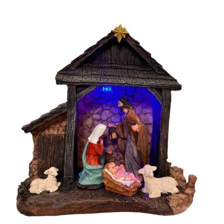 Decoratiune de Craciun scena Nasterii Domnului [1]