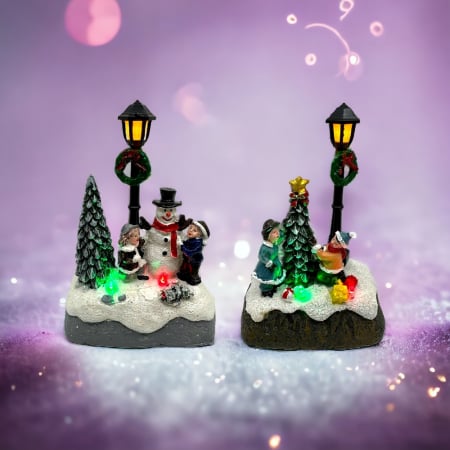 Cadouri de Lux - Decoratiune Craciun 2 Felinare Winter