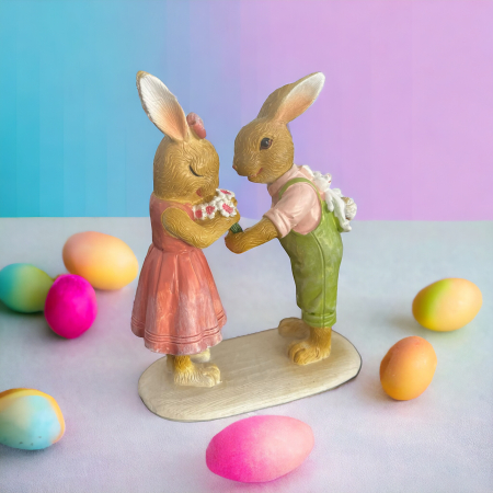 Decoratiune Paste Iepurasi Indragostiti [0]