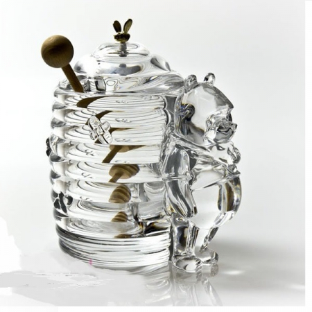 Cana miere din Cristal de Bohemia, in forma de Ursuleț, Mare 400 ml Kitchen [1]