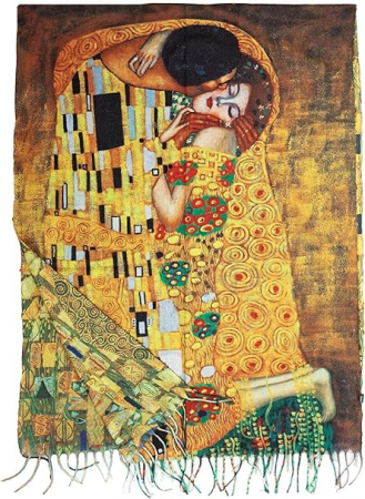 The Lady in Gold Esarfa Matase  - Gustav Klimt [0]
