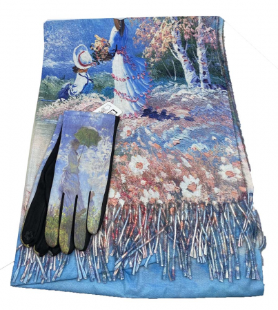 The Lady in Gold Esarfa Matase  - Gustav Klimt [0]