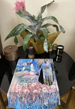 The Lady in Gold Esarfa Matase  - Gustav Klimt [6]