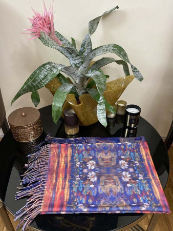 The Lady in Gold Esarfa Matase  - Gustav Klimt [2]