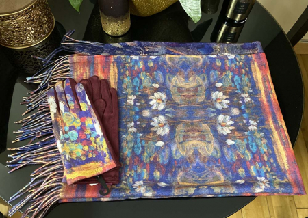 The Lady in Gold Esarfa Matase  - Gustav Klimt [1]