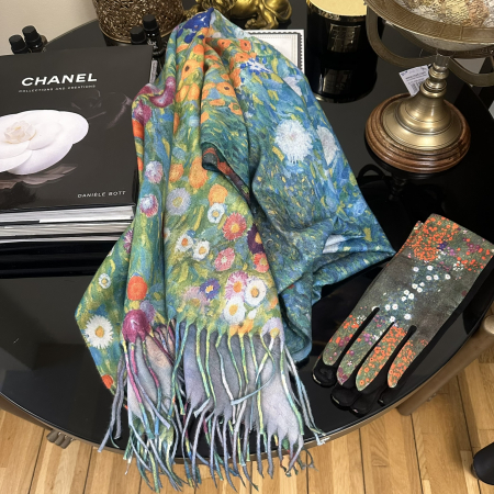 The Lady in Gold Esarfa Matase  - Gustav Klimt [1]