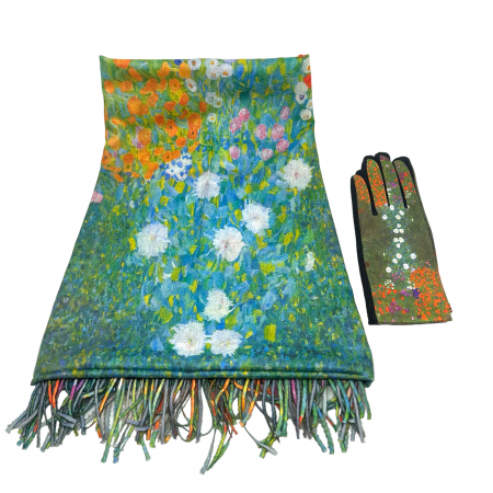 The Lady in Gold Esarfa Matase  - Gustav Klimt [0]