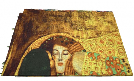 The Lady in Gold Esarfa Matase  - Gustav Klimt [1]