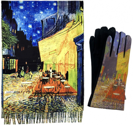 Cadouri pentru Profesori si Profesoare - The Lady in Gold Esarfa Matase  - Gustav Klimt