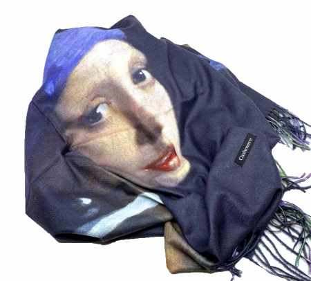 Esarfa Casmir  -  Fată cu cercel de perlă - Vermeer [0]