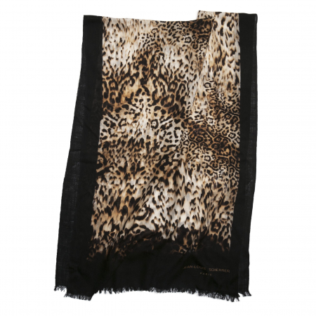 Cadouri de ziua indragostitilor - Esarfa Jean Louis Scherrer - Wool Scarf, Animal Print