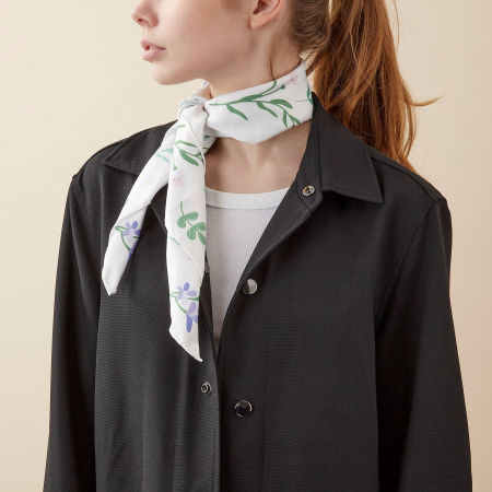 Eşarfă Ambre Off-white Cacharel & Inel Clema Esarfa Borealy [2]