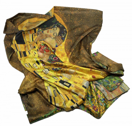 Esarfa Matase Kiss - Gustav Klimt [3]