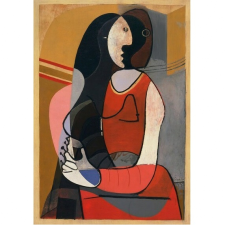 Esarfa Matase Picasso - Pictura Woman cubism art [0]