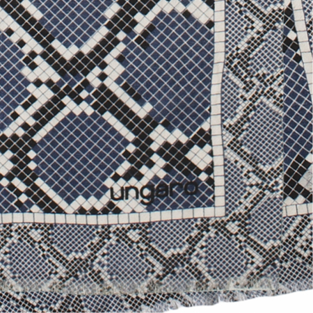 Eșarfă UNGARO din lână Python Blue [0]