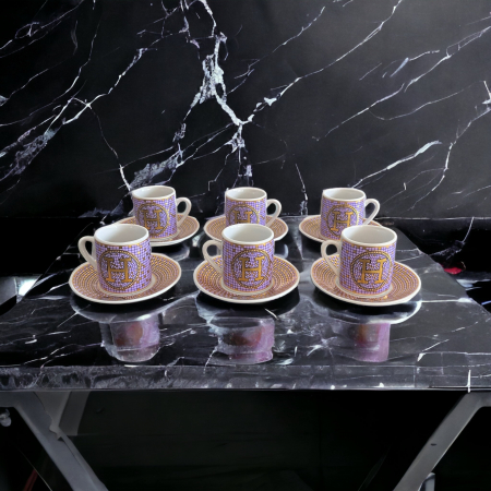 Espresso 6 Persoane Gold Purple Luxury [3]