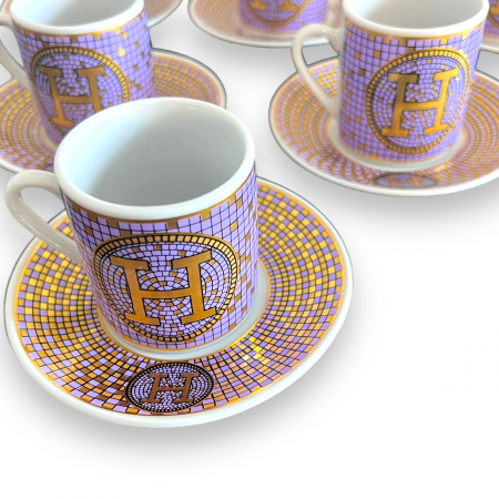 Espresso 6 Persoane Gold Purple Luxury [8]