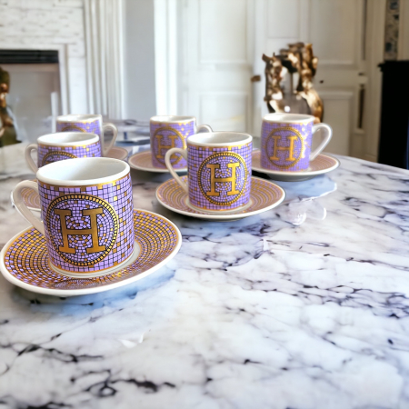 Espresso 6 Persoane Gold Purple Luxury [1]