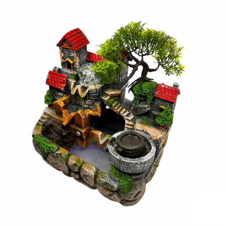 Fantana Feng Shui cu Apa Curgatoare si Bonsai [1]