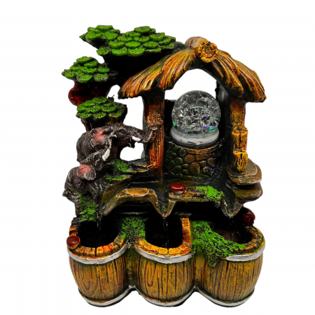 Fantana Feng Shui cu Apa Curgatoare si Elefanti [0]