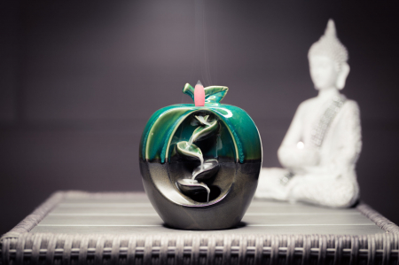 Fantana Măr Relax Aromoterapie cu Fum backflow cu efect de cascada [1]