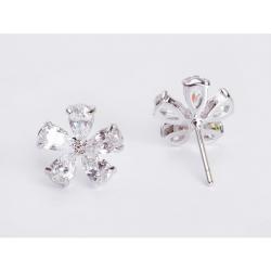 Set Cercei Colier Mireasa Flowers by Borealy [2]