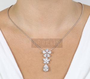 Colier Borealy Diamonds Flowers [2]