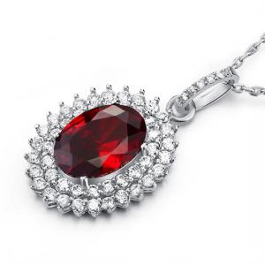 Colier Contesa Red Rubin Argint 925 [3]