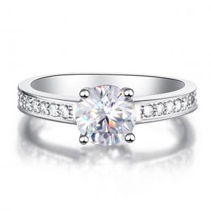 Inel Borealy Argint 925 Zirconiu Simulated Diamond Solitaire Marimea 7 [1]