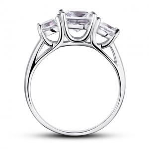 Inel Borealy Argint 925 Simulated Diamond Princess Marimea 7 [2]