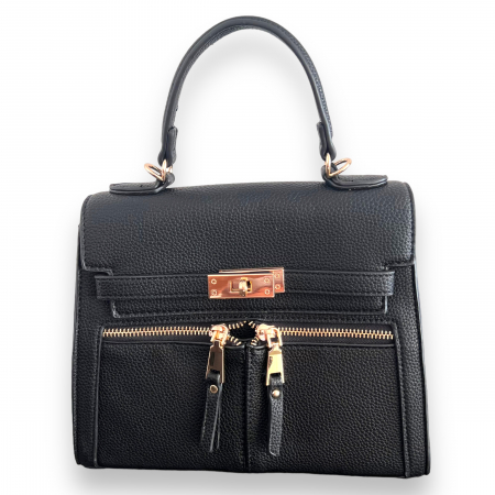 Geanta Black Beauty & Esarfa Matase Borealy [1]