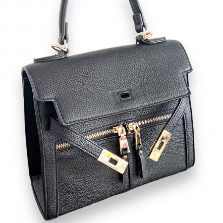 Geanta Black Beauty & Esarfa Matase Borealy [2]