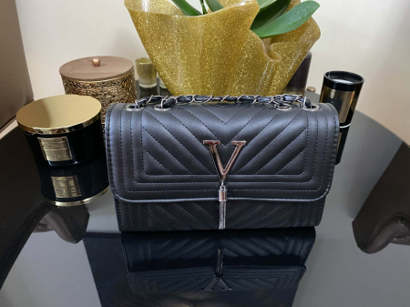 Cadou Valentine's Day Geanta Black Glam si Cercei Diamond One [3]