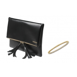Geanta Cacharel Pompadour Noir & Bratara Tennis PinkGold Borealy - personalizabil [0]