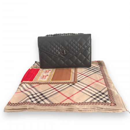 Geanta Lady Black si Esarfa Chic by Borealy [4]