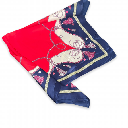 Geanta White Summer Glamour & Esarfa Matase [2]