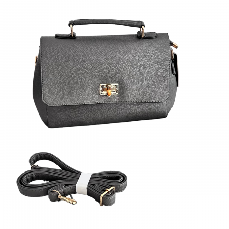 Geanta Greyish Bamboo & Esarfa Casmir [2]