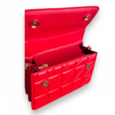 Geanta Red Glam & Esarfa Matase [4]