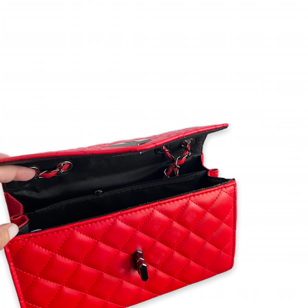 Geanta Lady Red Glamour & Esarfa Matase [4]