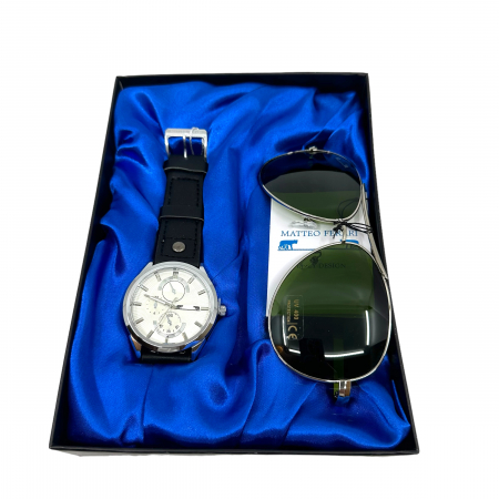Men Gift Set: Ceas si Ochelari de soare Matteo Ferari [0]