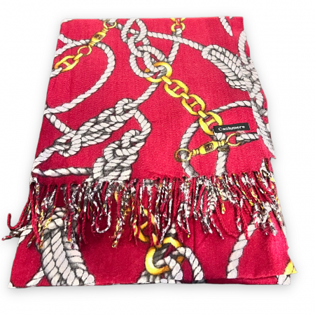 Geanta Chain Supreme Red & Esarfa Casmir Red Chain [1]