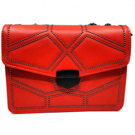 Geanta Red Studded [1]