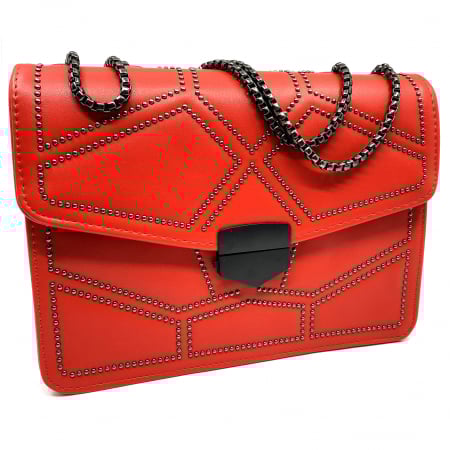 Geanta Red Studded [0]