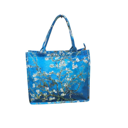 Geantă Flowers – Geantă Textil cu Imprimeu Artistic 35 x 40 cm [2]