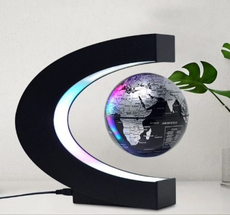 Glob Pământesc Levitaţie Magnetic cu leduri + Bonus 1: Cravata Grazie Filipetti + Bonus 2: Perpetuum Mobile [6]