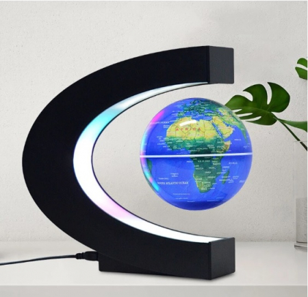 Glob Pământesc Levitaţie Magnetic cu leduri + Bonus 1: Cravata Grazie Filipetti + Bonus 2: Perpetuum Mobile [11]