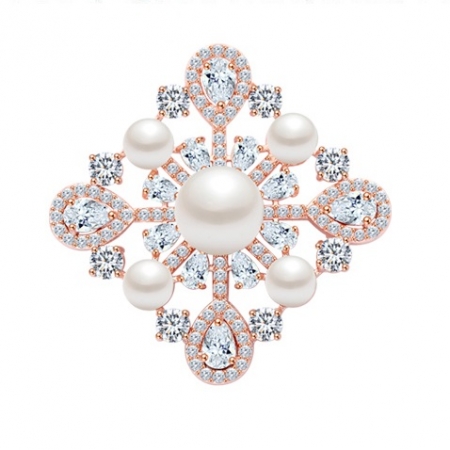Broşă Trianon Baroque Rose [0]