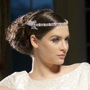 Great Gatsby Glamour Perle Headpiece Tiara [0]
